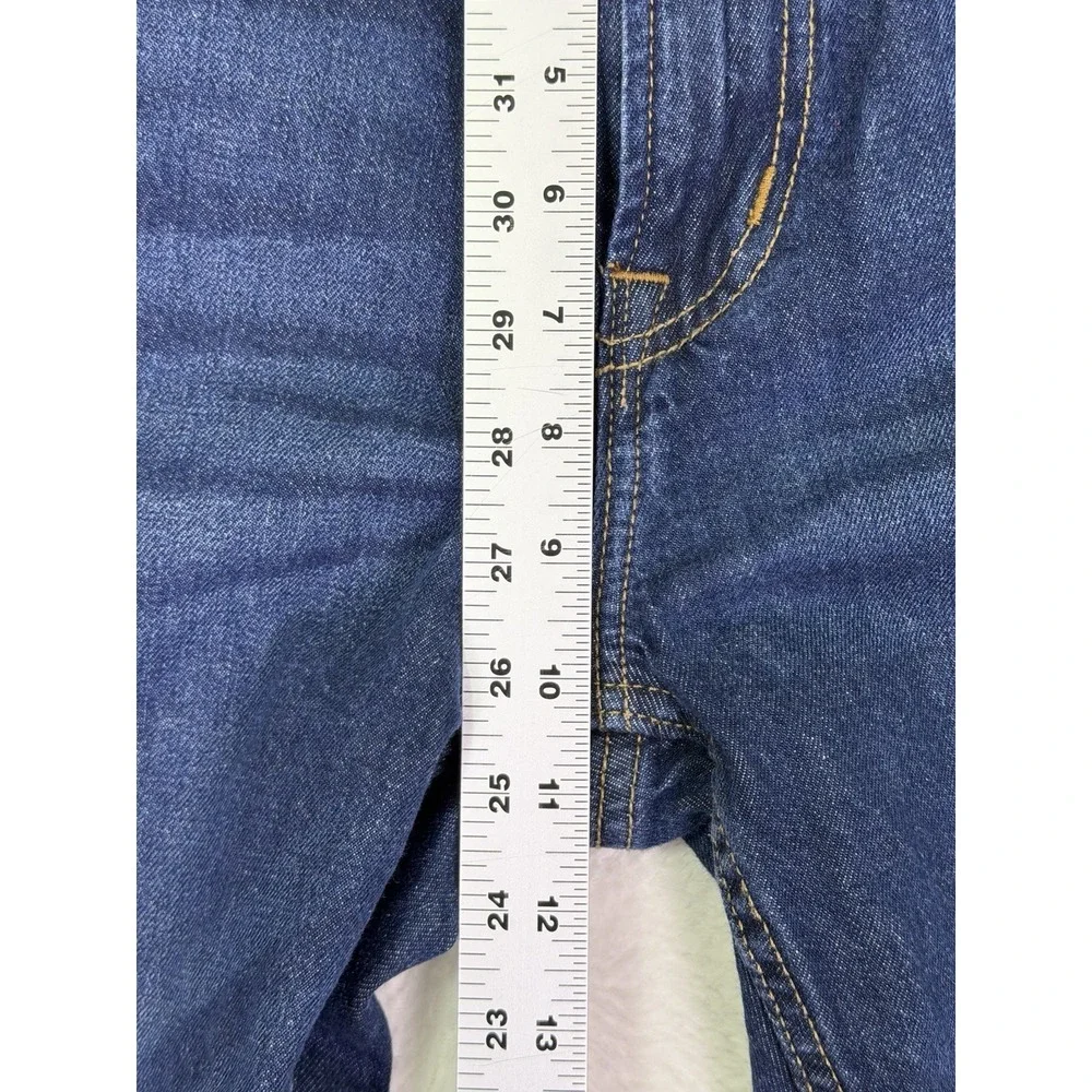 Old Navy‎ Jeans Mens 33x30 Blue Denim Dark Wash Loose Relaxed Straight Stretch